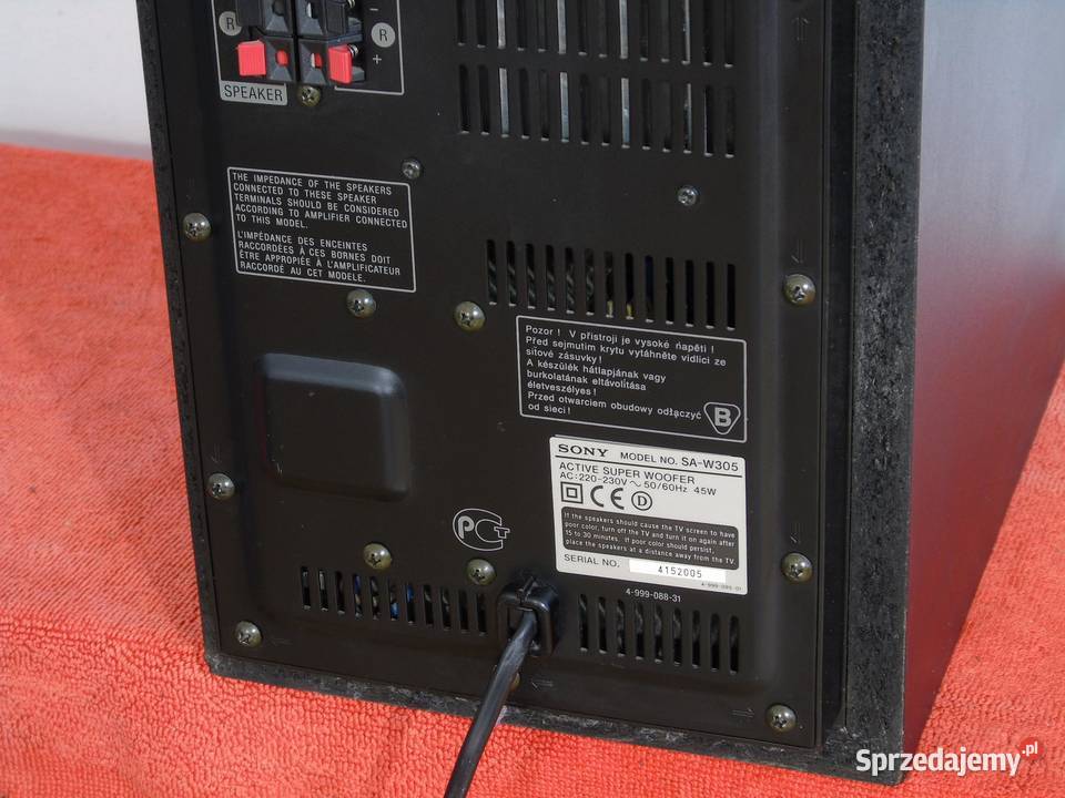 Sub aktywny Sony SAW305 sprawny WYSYŁKA Jasło