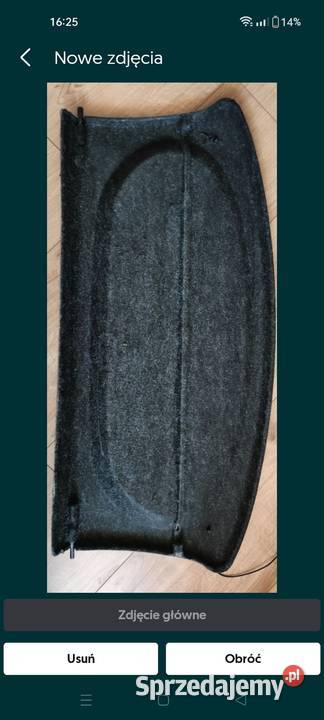 Półka tylna Fiat Punto 2 5D Półki tylne mazowieckie Gadomiec-Miłocięta sprzedam