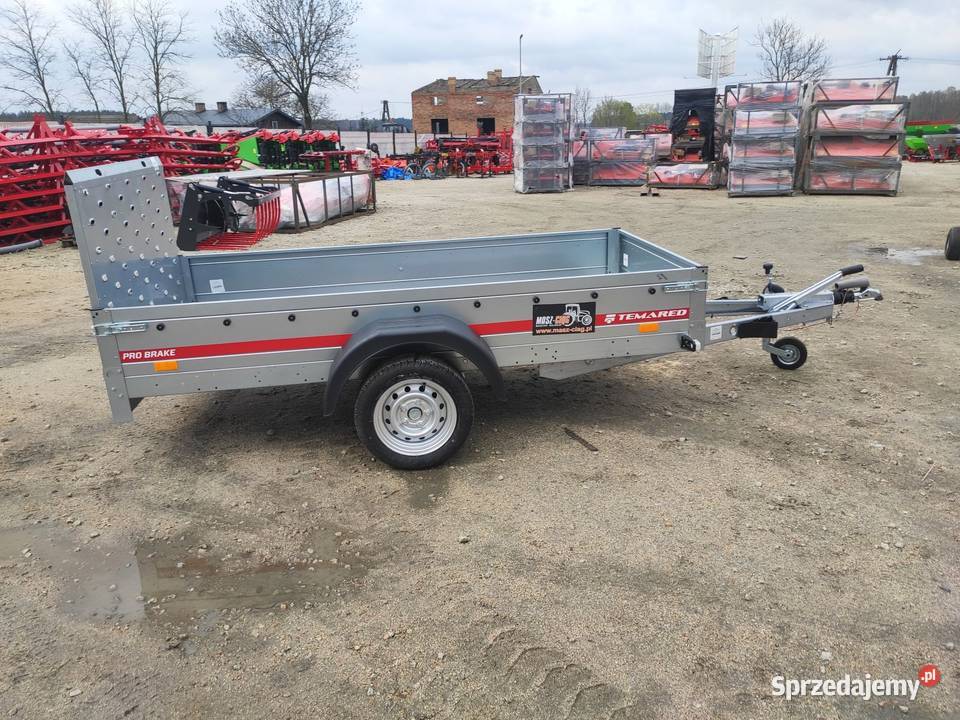 Przyczepa Tema PRO BRAKE 2612 wzmacniane burty 753kg Sosnowiec sprzedam