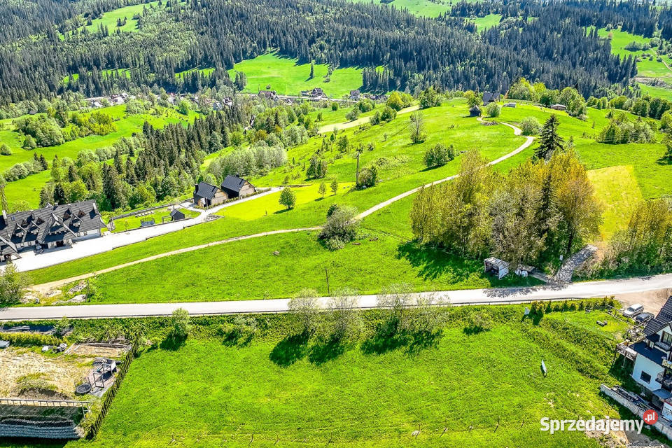 Działka inwestycyjna z widokiem na Tatry Gliczarów Górny