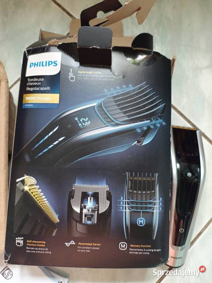 Maszynka golarka do włosów Philips 9000 Akcesoria do włosów sprzedam