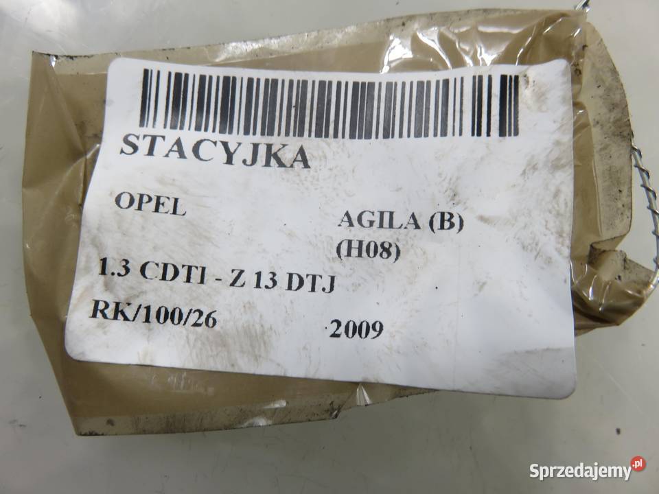STACYJKA OPEL AGILA B H08 3397062J10