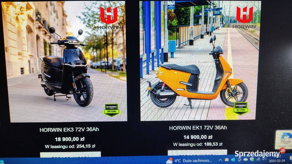 Horwin EK1 50 3 FV23 NOWY ELEKTRYK Tempomat warmińsko-mazurskie Ruciane-Nida sprzedam