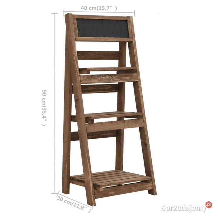 Stojak na rośliny z tablicą 3poziomy 40x30x90 Warszawa sprzedam