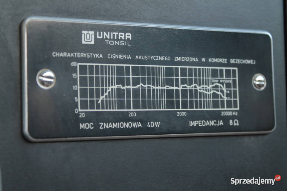 Unitra Tonsil ZG40C115 8ohm Stan 100 sprawne kujawsko-pomorskie Toruń