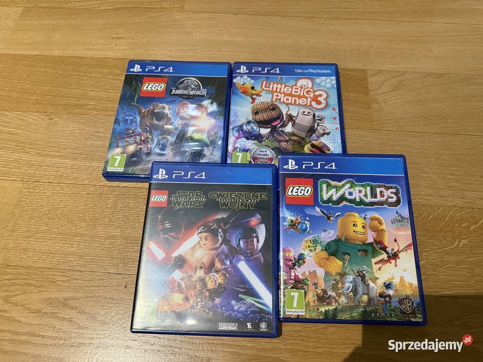 Zestaw 4 gier 4 Lego Jurassic Park Worlds Star