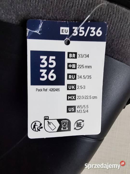 Kalosze ocieplane Solognac r3536Nowe Zamość