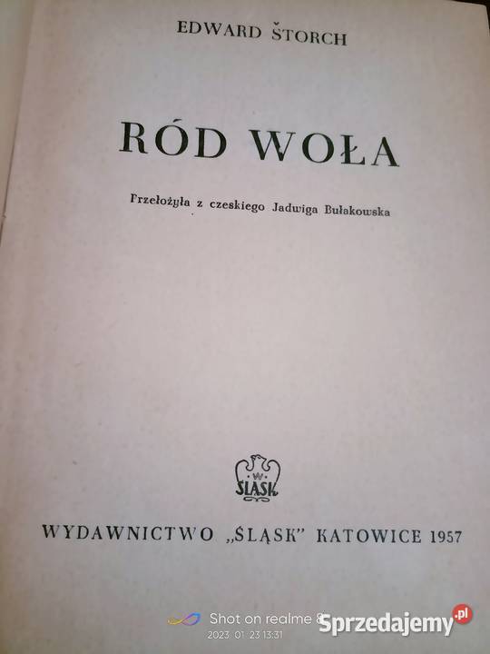 Ród woła Storch książki Warszawa księgarnia literatura piękna - proza zagraniczna Proza i poezja