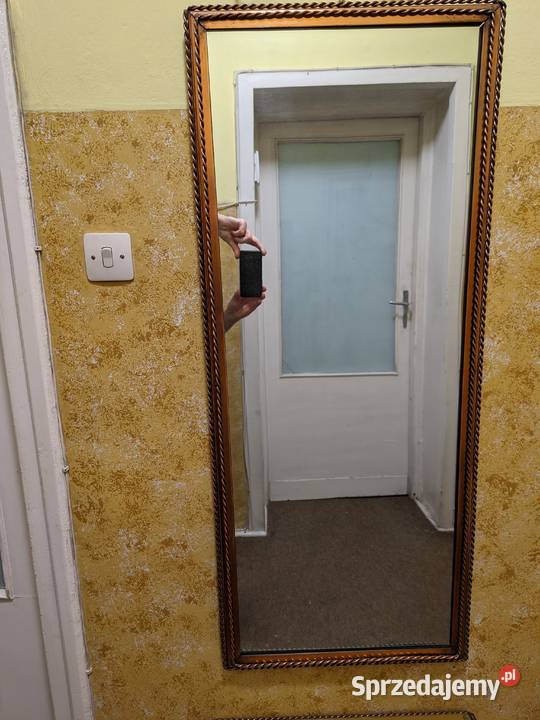Lustro ręcznie robione barwa miedziana Łódź sprzedam