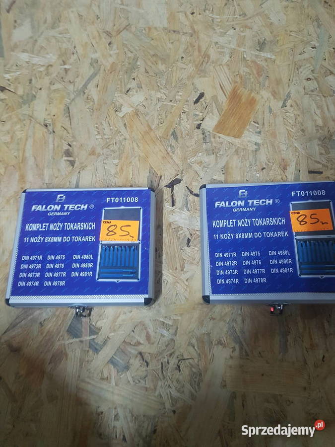 KOMPLET 11 narzędzi TOKARSKICH TOKARSKIE 8x8mm