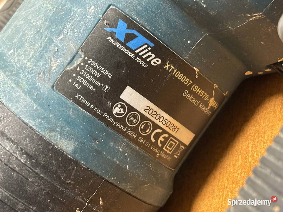 Młot Wyburzeniowy XTline 1200W SDS 14J XT106057