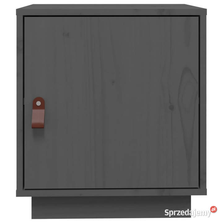 Szafka nocna szara 40x34x45 lite drewno sosnowe mazowieckie