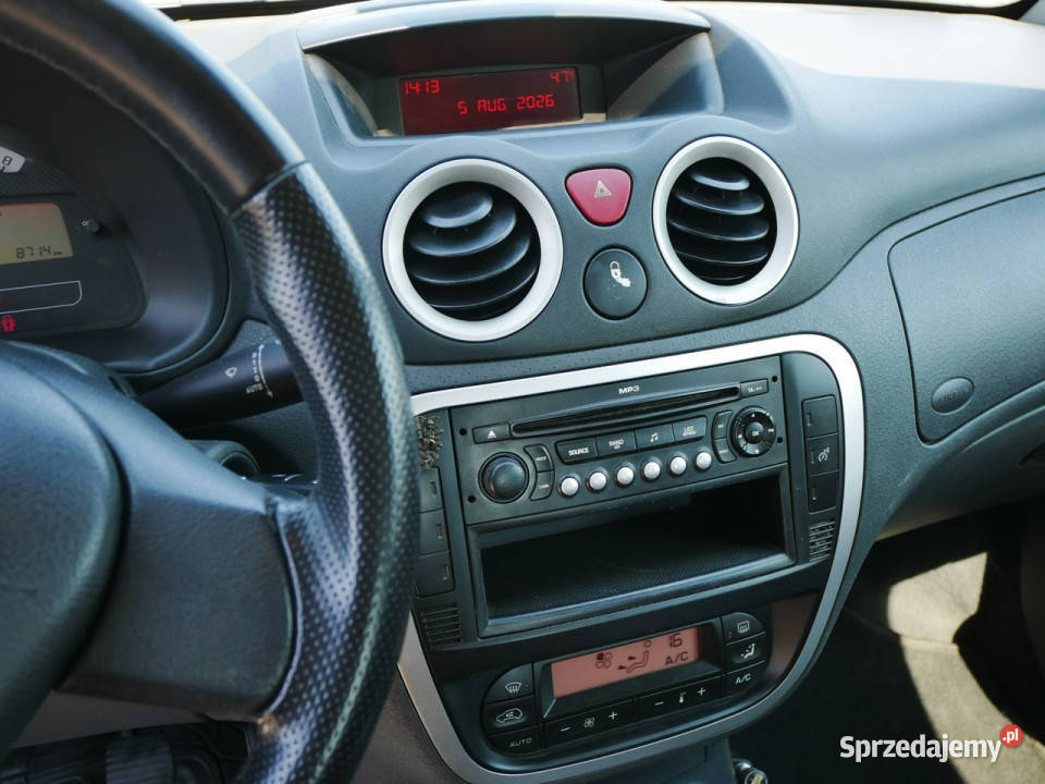 Citroen C2 14i 75 Eu4 VTR Salon Polska Klimatr komputer pokładowy