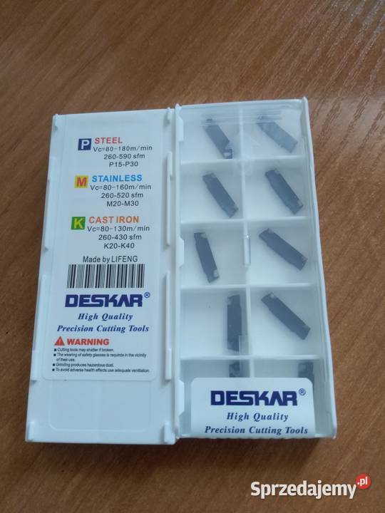 Płytki wieloostrzowe DCMT11T304 Produkcja Biznes i Przemysł Busko-Zdrój sprzedam