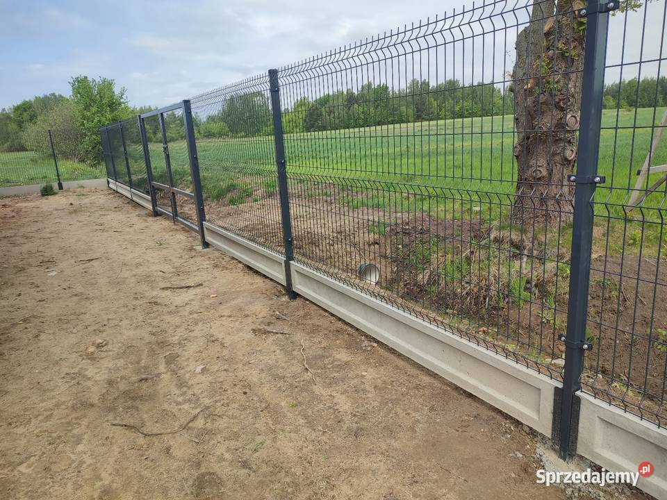 Ogrodzenia Panelowe Panel Panele Montaż Kazanów