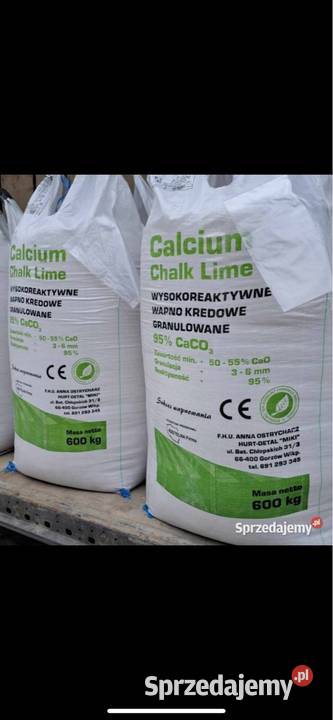 Wapno granulowane czarna kreda PRODUCENT Kościelisko