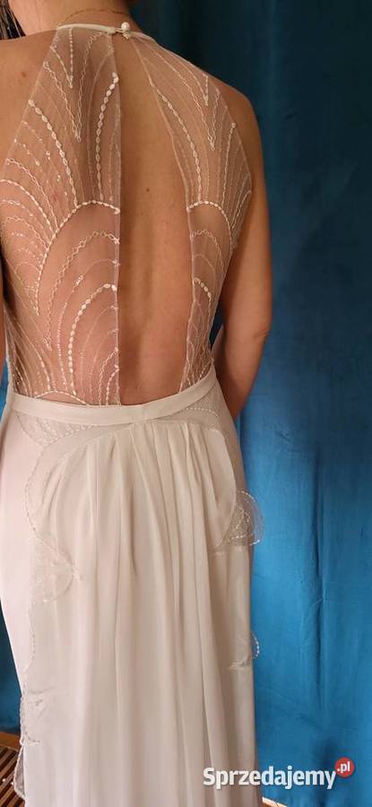 Suknia ślubna z trenem lubelskie Lublin