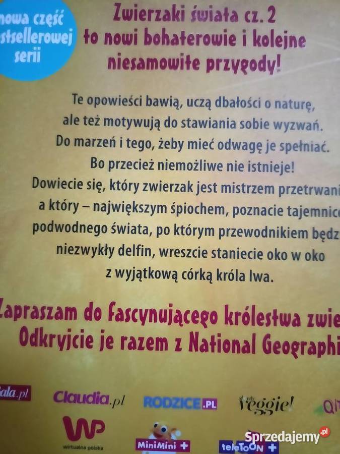 Zwierzaki świata Wojciechowska książki prezenty mazowieckie Warszawa sprzedam