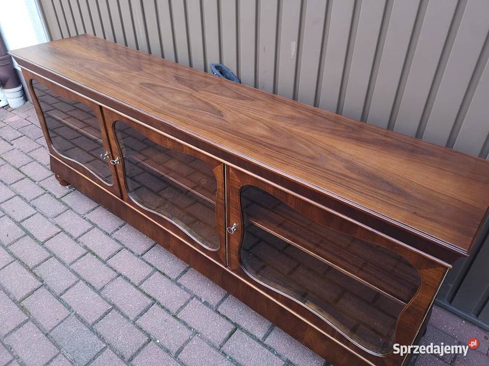 Komoda ARTDECO Orzech RTV Niska Unikat 170 Stara Swarzędz