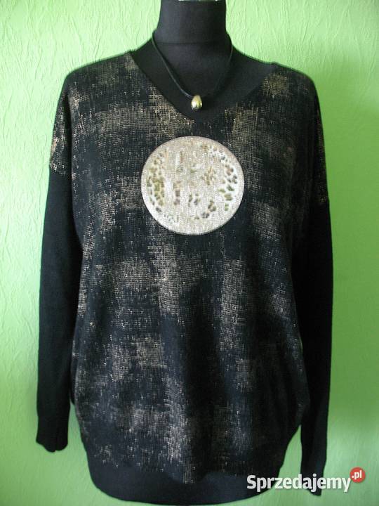 Bluzka cienki sweter z akrylu Italia 42 44 biust Siedlce