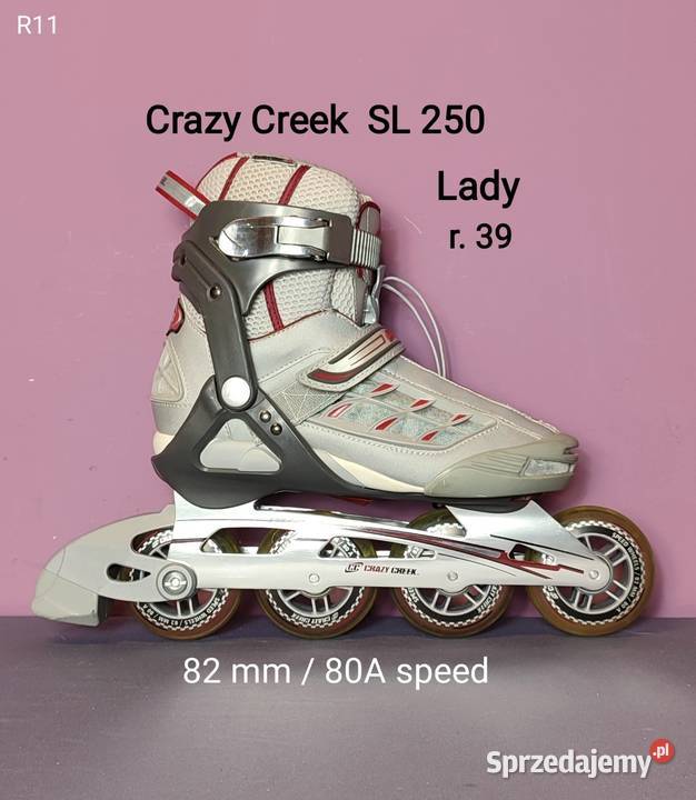 Rolki Crazy Creek prawie nowe kobiet rozmiar 39 Skating Jasień