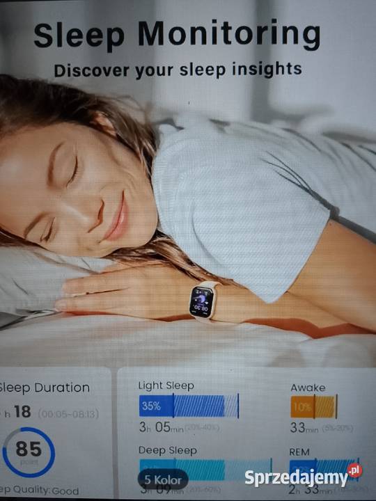 Smartwatch Fitness Tracker złoty z akumulatorem łódzkie Zgierz