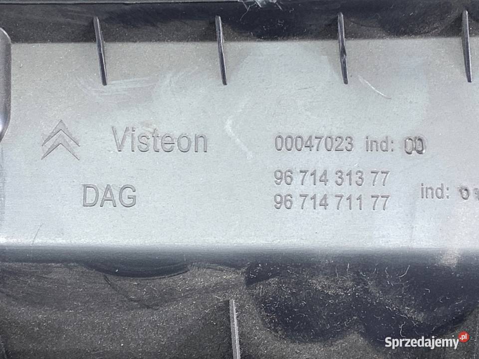 SCHOWEK PASAŻERA CITROEN C4 II Hatchback PÓŁKA Schowki, półki