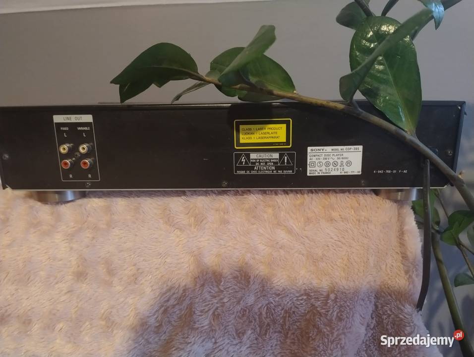 Odtwarzacz CD Sony cdp 395 Trzebuska