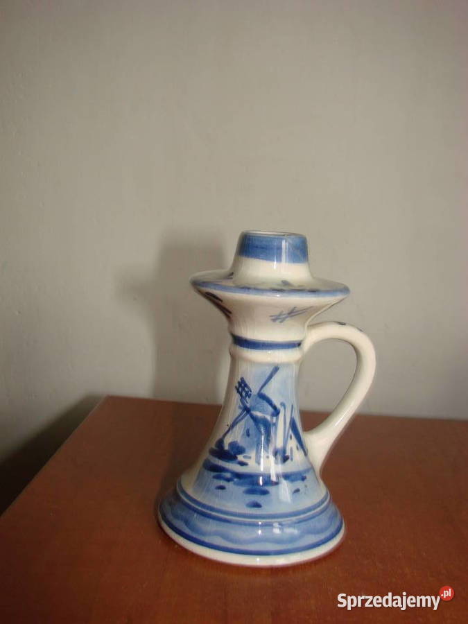 Delft Holland świecznik Pruszcz Gdański