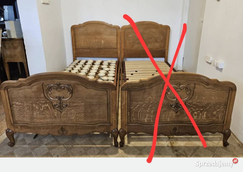 Łóżko ludwikowskie 95x200 Łóżka Nowy Sącz sprzedam