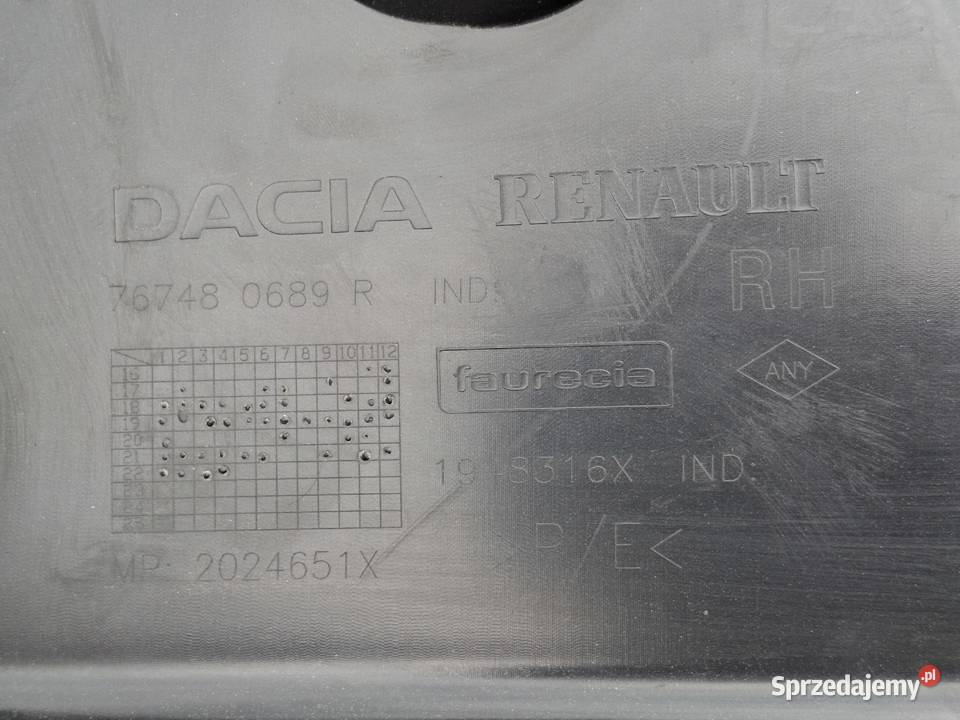 DACIA DUSTER II NADKOLE PRAWY TYŁ PRAWE TYLNE lubuskie Bieleń