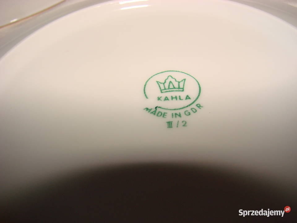 Kahla talerz ryby Antyki, Sztuka, Kolekcje Pruszcz Gdański