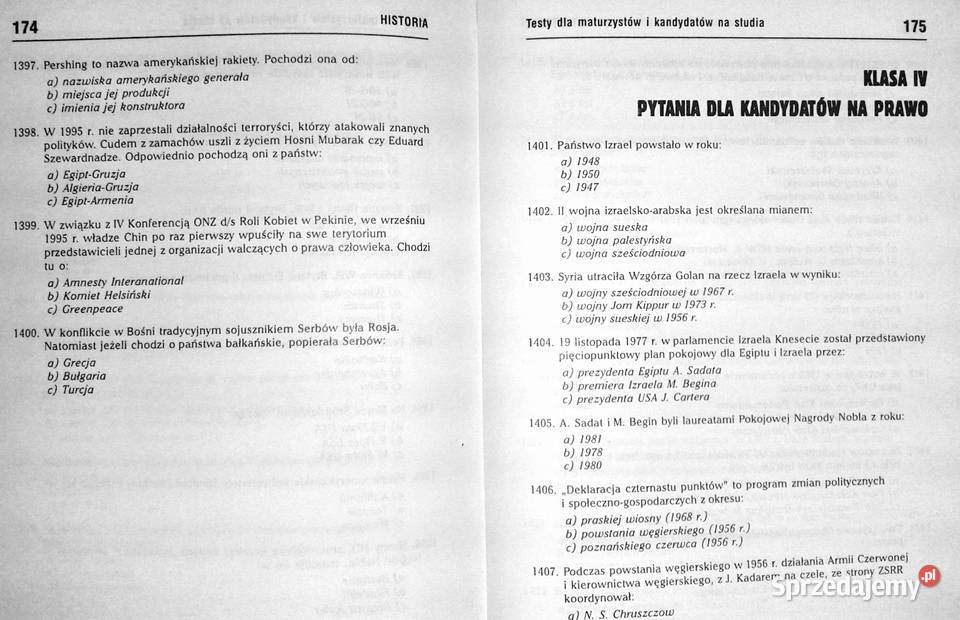 Testy z historii ogólnej Janusz Micuń Pozostałe Chełm sprzedam