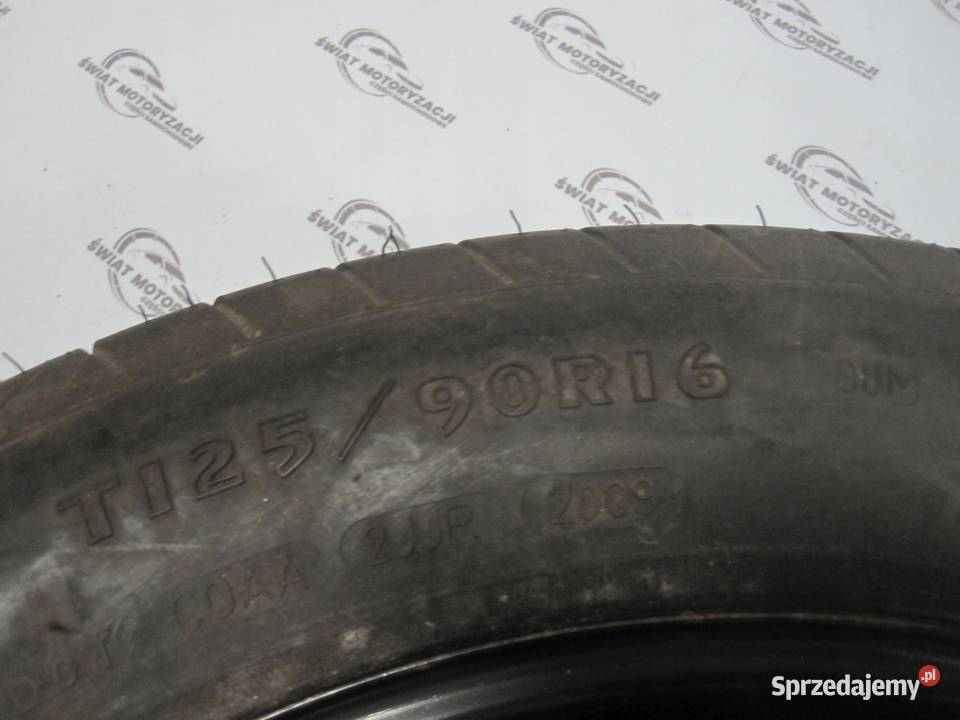 MERCEDES W169 koło dojazdowe 1259016 98M 5x112