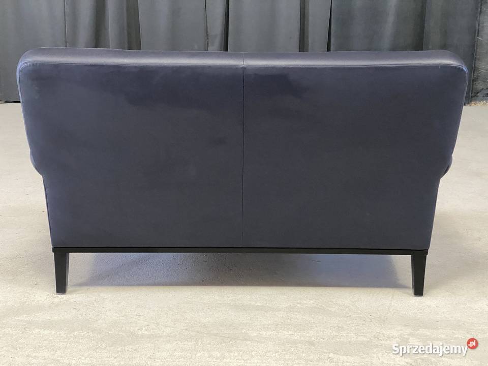 Sofa skórzana 2osobowa klasyczna na drewnianych Budno