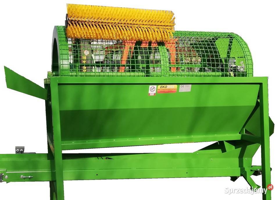 Przesiewacz bębnowy kory węgla ziemi kompostu łódzkie Radomsko