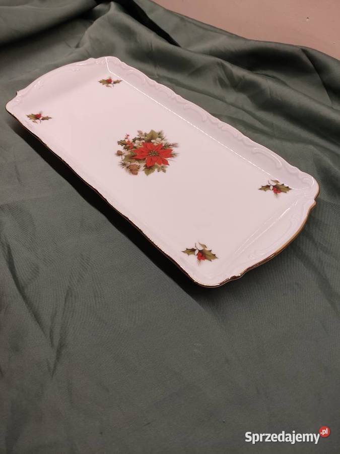 Talerz porcelanowy prostokątny Mitterteich Głuchołazy