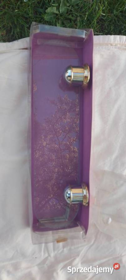 Półka szklana łazienkowa z uchwytem Kielce sprzedam