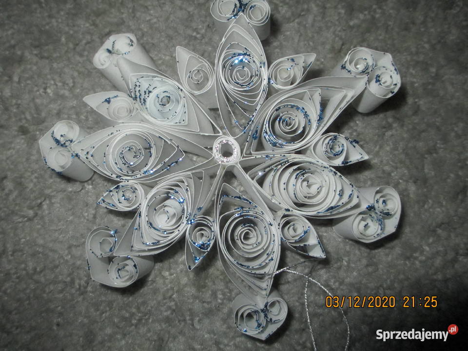 zabawka z origami modułowego śnieżynka 4 Figurki Warszawa sprzedam