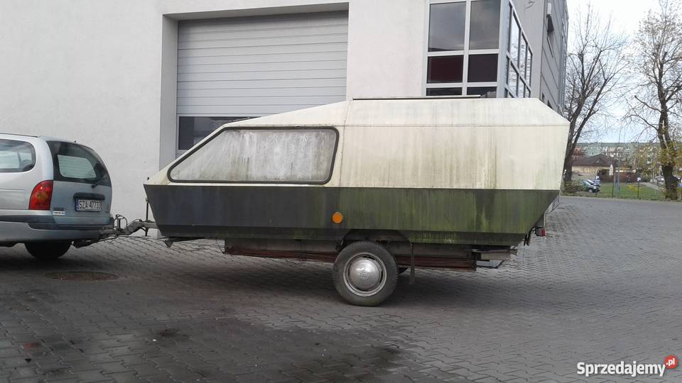 Retro Przyczepa kempingowa Ponorka Wenzel PRL Zawiercie