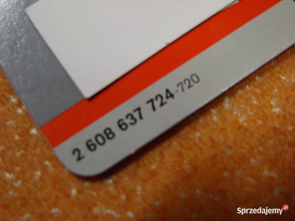 Brzeszczot BOSCH typ U 1 AO 3 Ref 2 608 637 724 śląskie Bielsko-Biała
