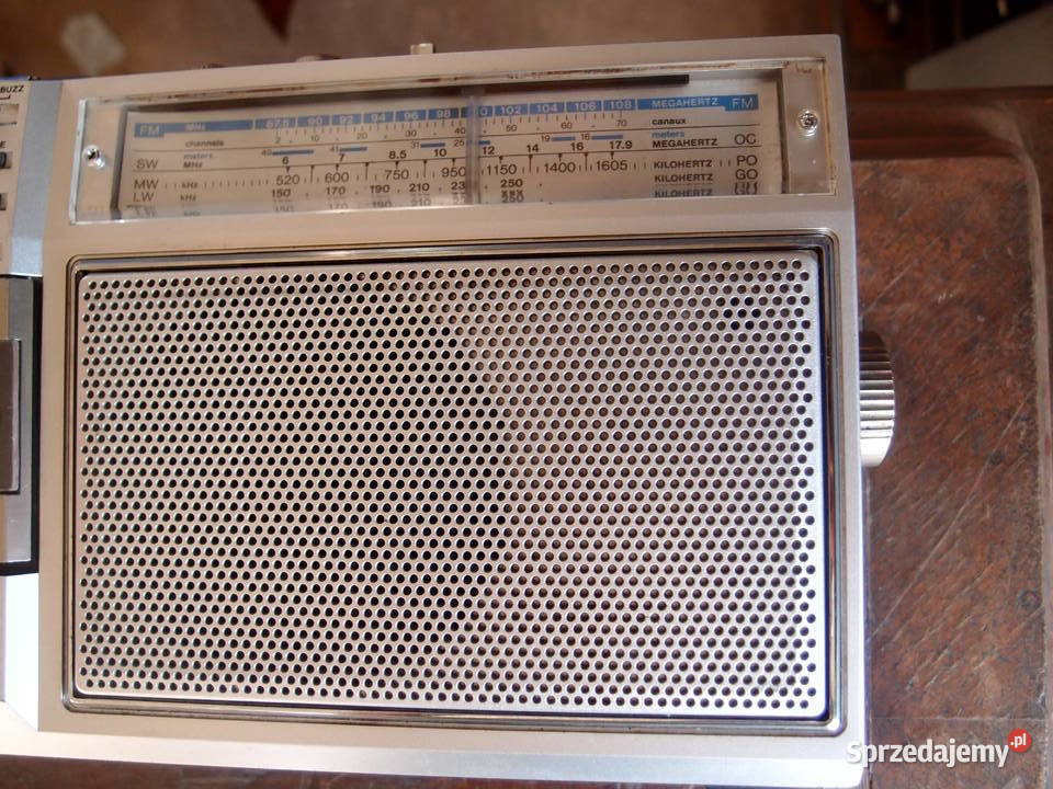 radiomagnetofon D7419 Philips z lat 80tych PRLu łódzkie Łódź