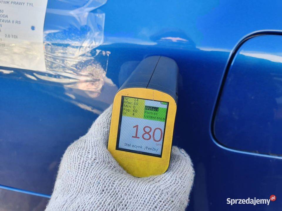 ĆWIARTKA BŁOTNIK PRAWY TYŁ SKODA OCTAVIA II RS Lipno sprzedam