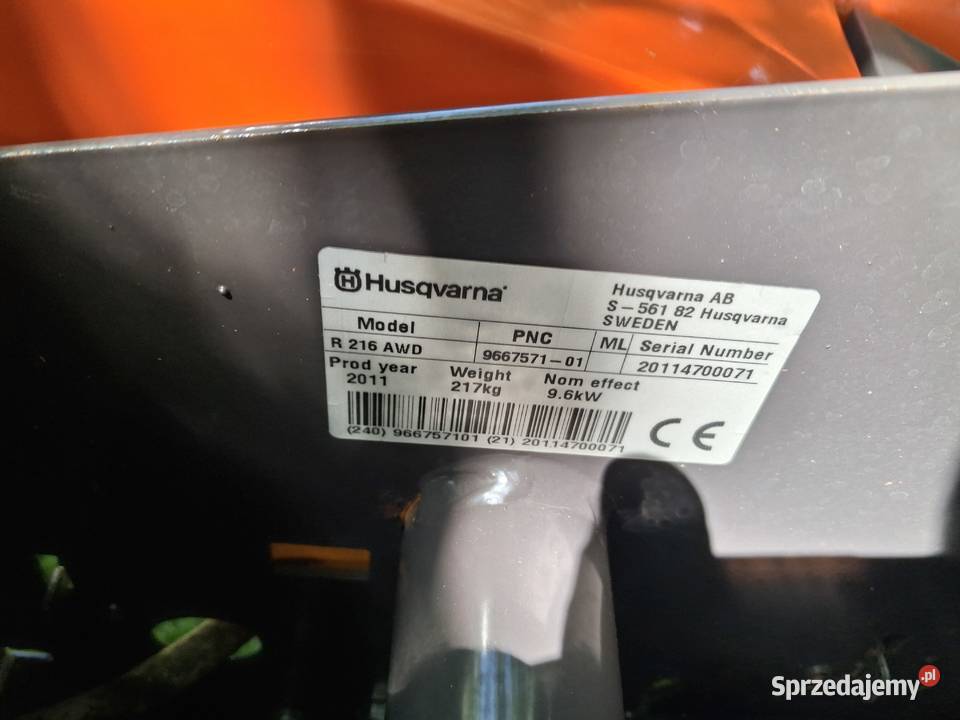 Traktorek kosiarka Husqvarna rider R216 AWD 4X4 Stare Siołkowice