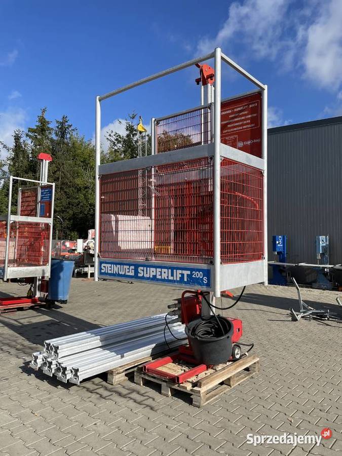 Winda budowlana wyciąg Steinweg Superlift 200 s Ślesin