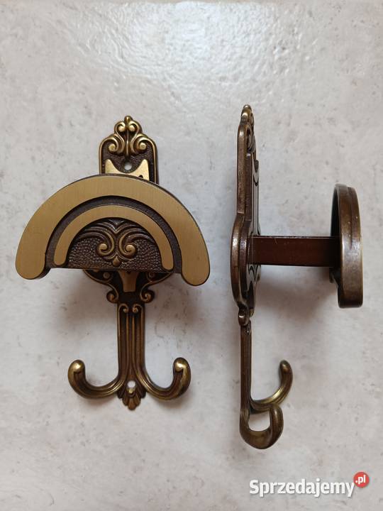 Mosiężne wieszaki Reda