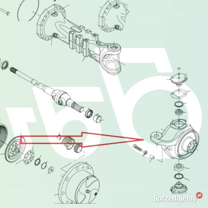 Zwrotnica 212060027692 Dana Spicer 212678 Massey Części maszyn i innych pojazdów Wilkowo
