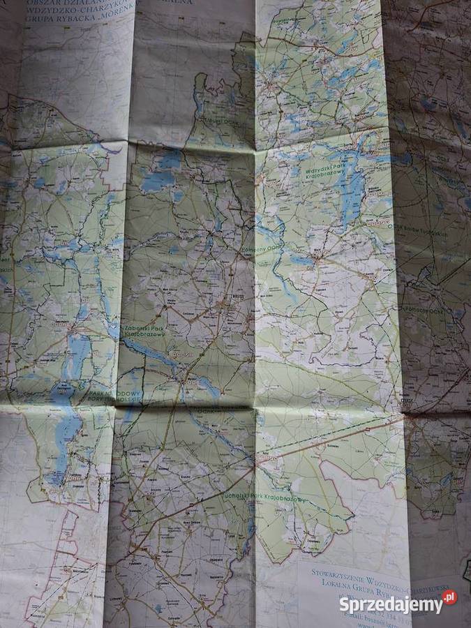 Między Brdą a Wdą mapa turystyczna 1100 000 Kraków