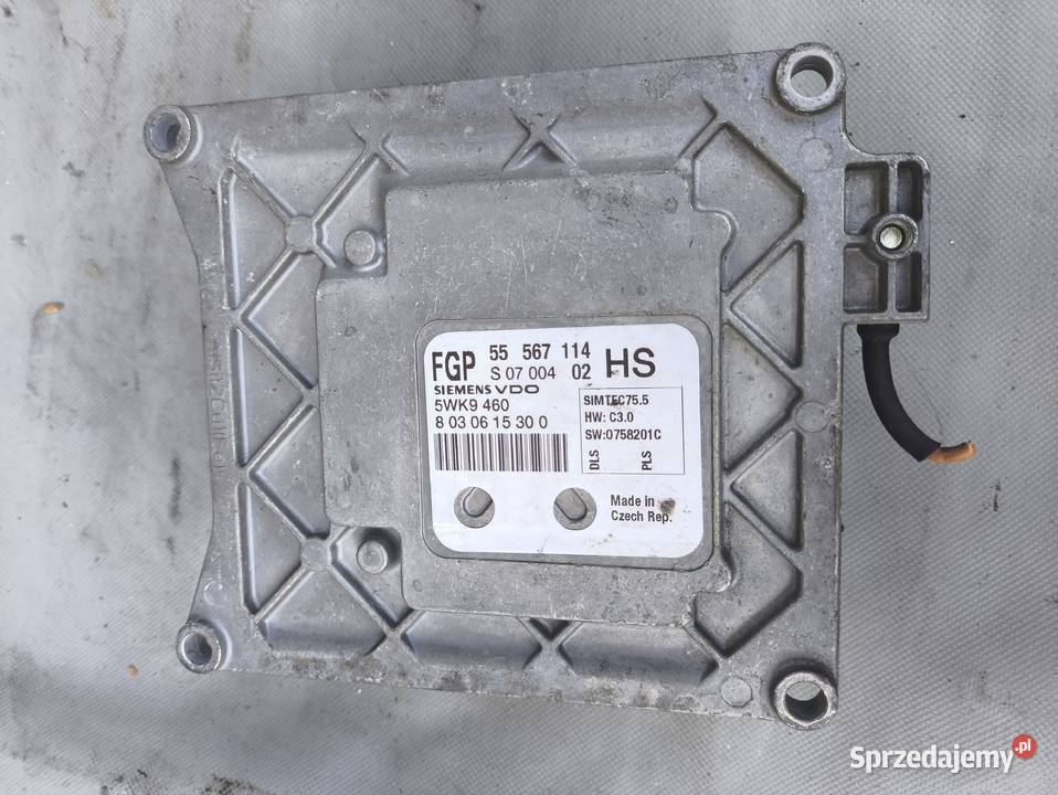 OPEL ASTRA H ZAFIRA B 16 B STEROWNIK KOMPUTER Radom