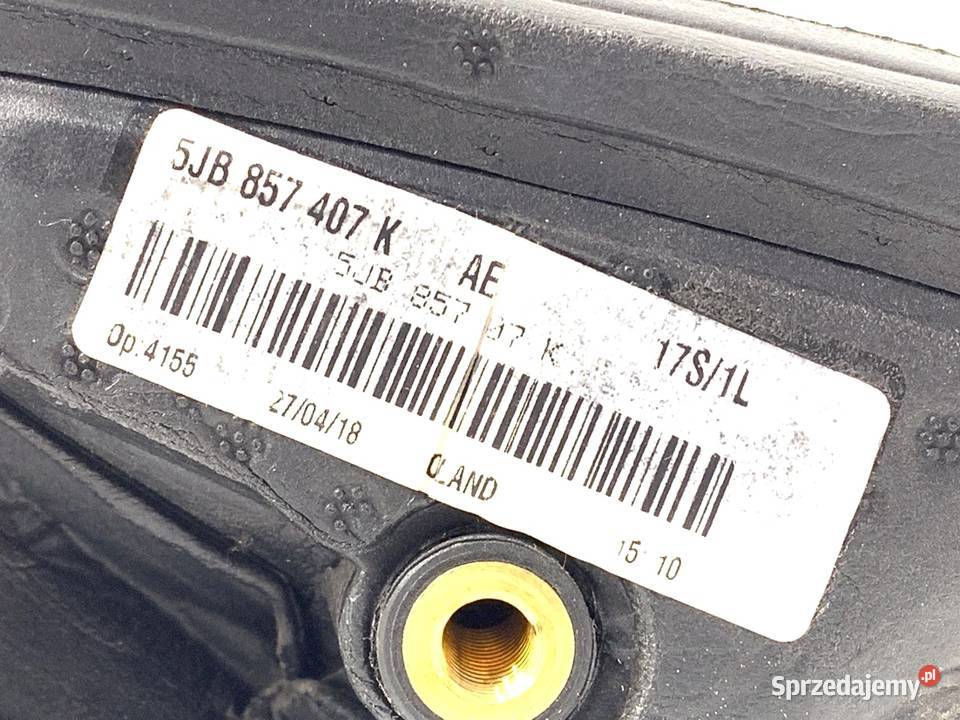 LUSTERKO LEWY SKODA RAPID Hatchback NIEBIESKI